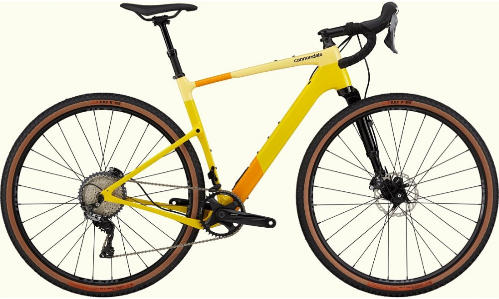 Dviratis Cannondale Topstone Carbon 2 Lefty laguna yellow-butter - 1