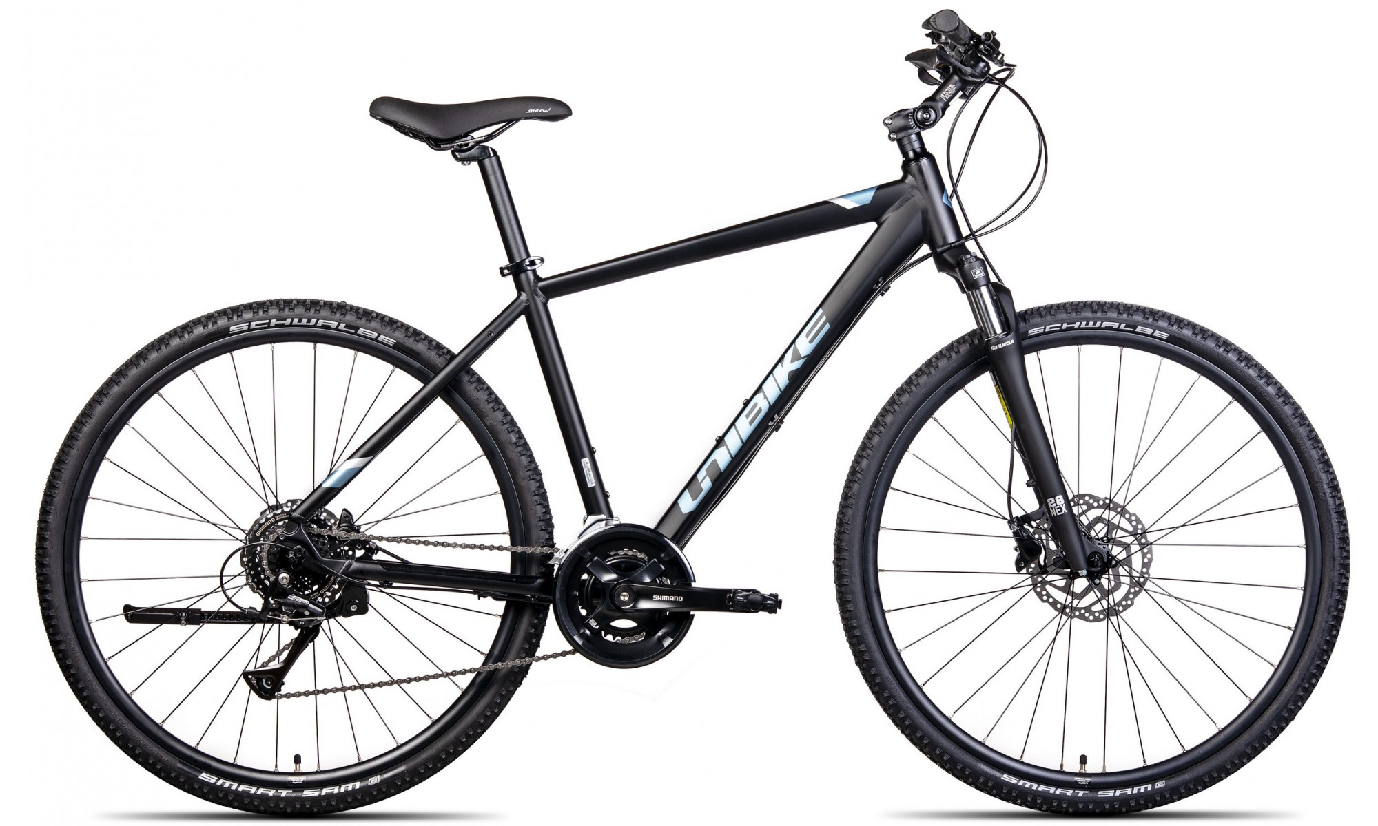 Dviratis Unibike Flash GTS 2024 black 