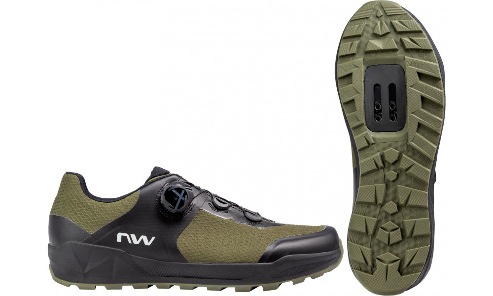 Dviratininko batai Northwave Corsair 2 MTB AM green forest-black - 1