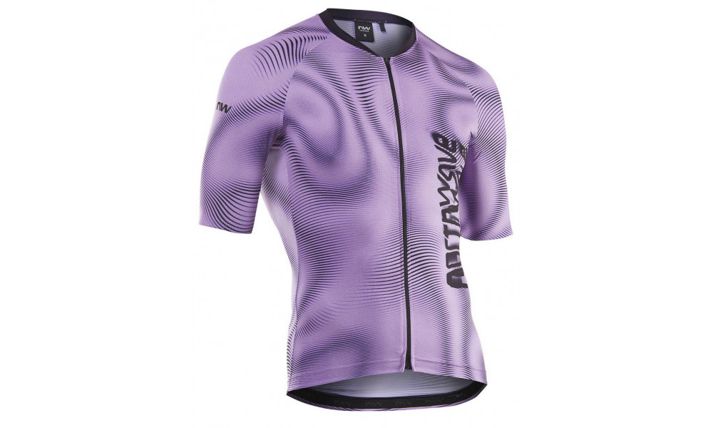 Dviratininko marškinėliai Northwave Blade Doppler WMN S/S lilac black - 1