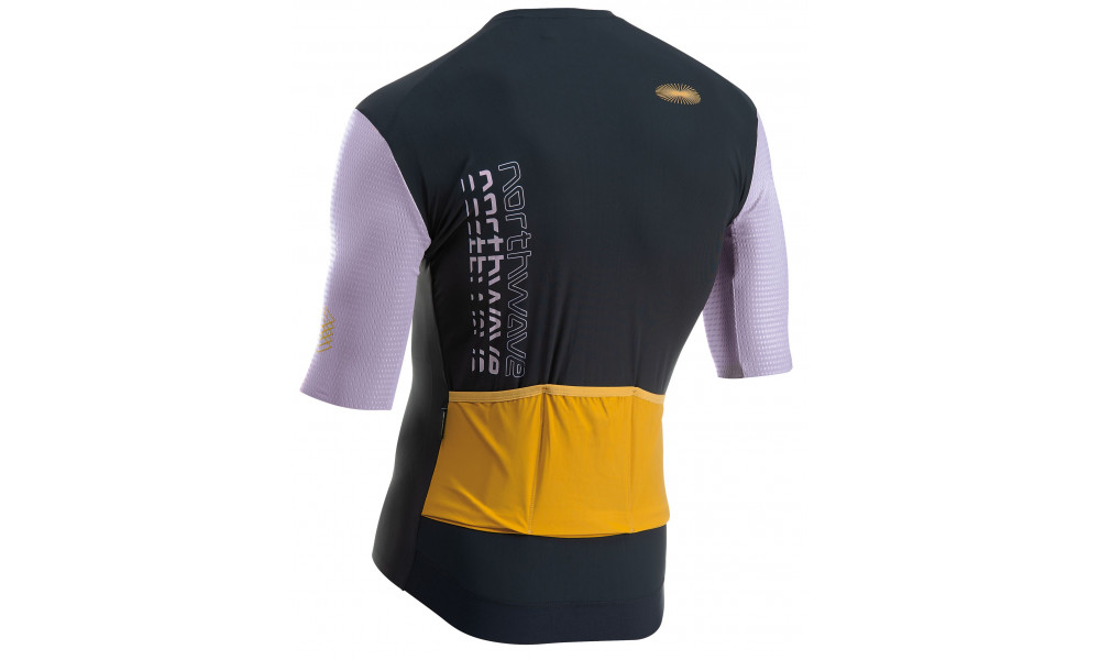 Dviratininko marškinėliai Northwave Extreme EVO S/S black lilac - 9