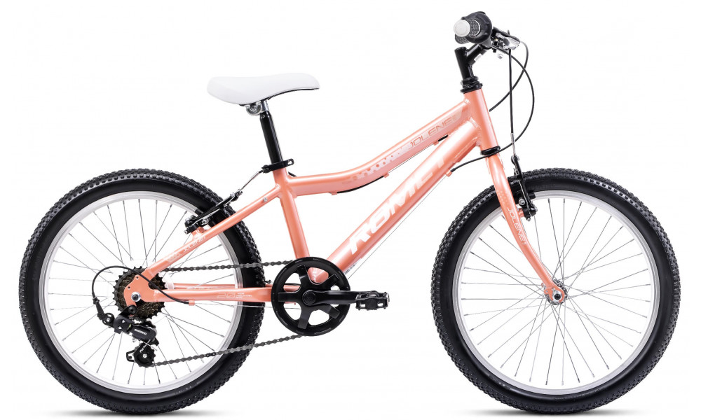 Dviratis Romet Jolene 20 KID 1 2024 coral-white 