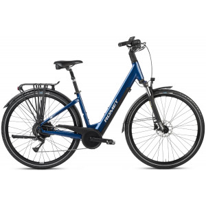 Elektrinis dviratis Romet e-Modeco URB 1.0 504WH 2024 dark blue-silver
