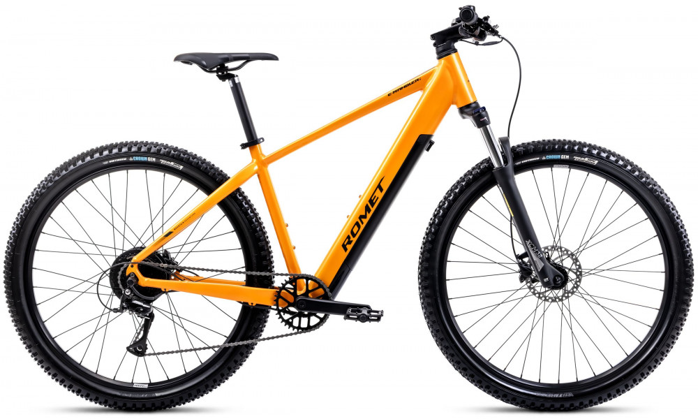 Elektrinis dviratis Romet e-Rambler 1.0 504WH 2024 orange-grafi - 8