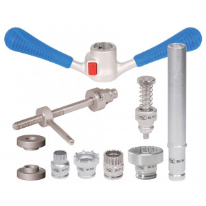 Raktų komplektas Cyclus Tools Snap.In holder with selectable e-bike lockring options Shimano/Bosch/Yamaha/Brose/Bafang (729997)