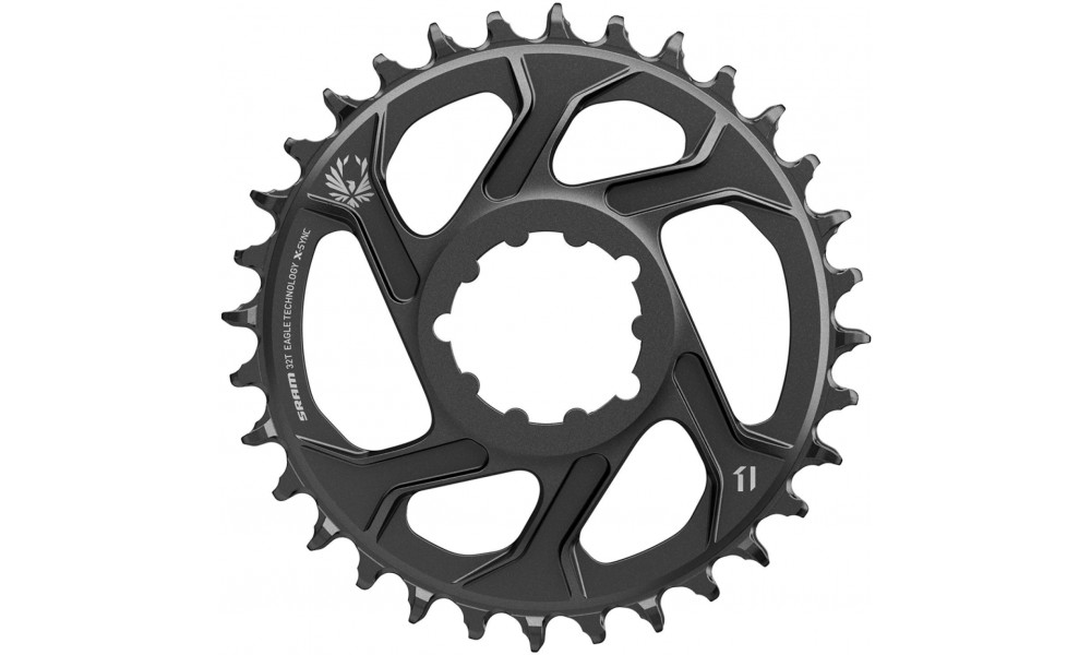 Priekinis dantratis SRAM MTB Eagle X-Sync2 Direct Mount alu 11-speed 3mm offset 32T black 