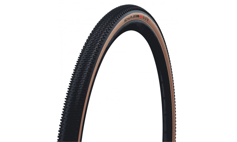 Padanga 27.5" Schwalbe G-One R HS610, Evo Fold. TLE 45-584 / 27.5x1.70 Super Race Transparent Skin - 1