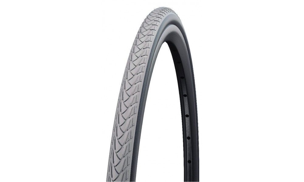 Padanga 24" Schwalbe Marathon Plus HS440, Perf Wired 37-540 / 24x1 3/8 Grey-Black 