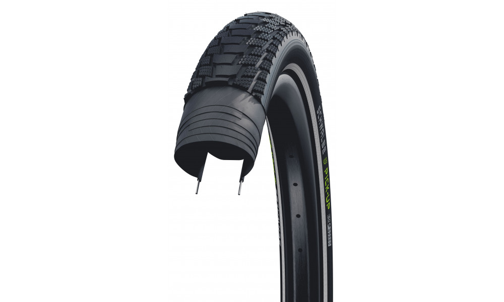 Padanga 26" Schwalbe Pick-Up HS609, Perf Wired 65-559 / 26x2.60 Super Defense - 3