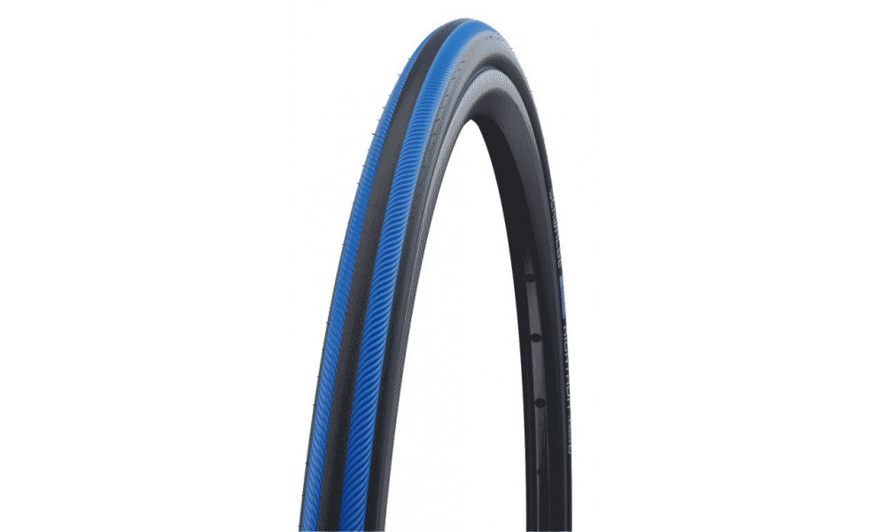 Padanga 24" Schwalbe Rightrun HS387, Active Wired 25-540 / 24x1.00 Blue Stripes 