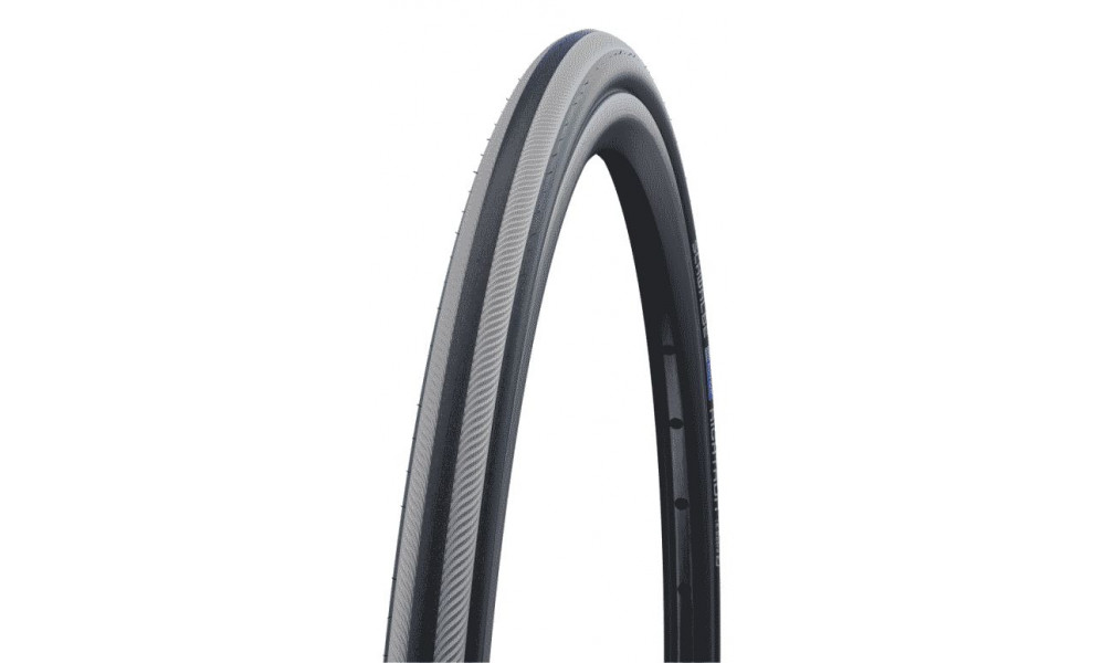 Padanga 26" Schwalbe Rightrun HS387, Active Wired 23-559 / 26x7/8 Grey Stripes 