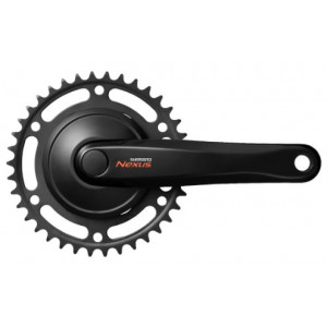 Priekinis žvaigždžių blokas Shimano Nexus FC-C6000 170mm 1-speed black