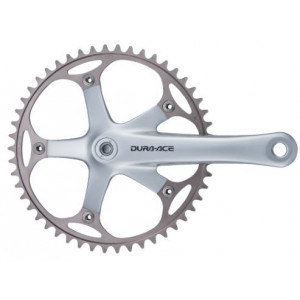 Priekiniai švaistikliai Shimano DURA-ACE FC-7710 170mm silver 1-speed