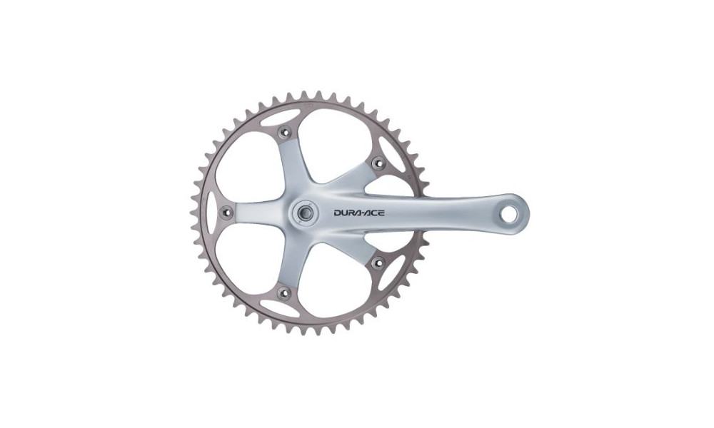 Priekiniai švaistikliai Shimano DURA-ACE FC-7710 170mm silver 1-speed 