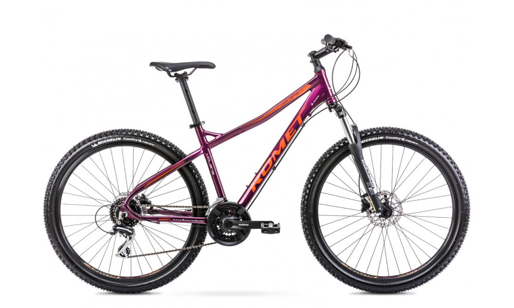 Dviratis Romet Jolene 7.2 2024 purple-orange 