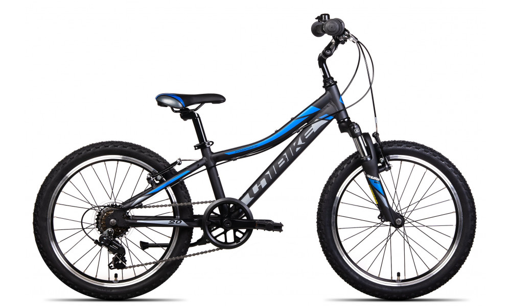 Dviratis Unibike Pilot 20 2024 black-blue 