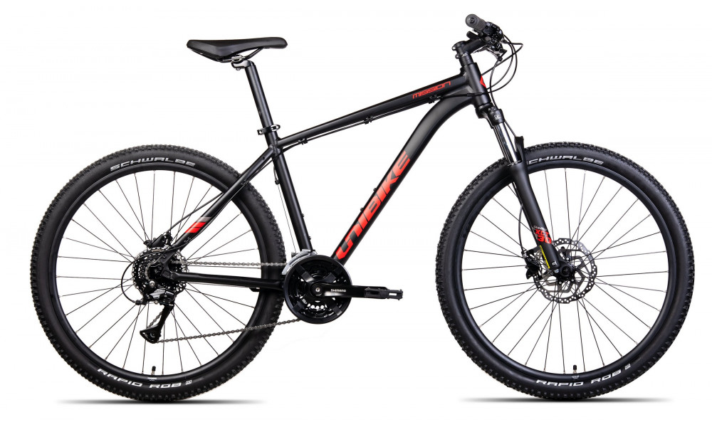 Dviratis Unibike Mission 27.5 2024 black 