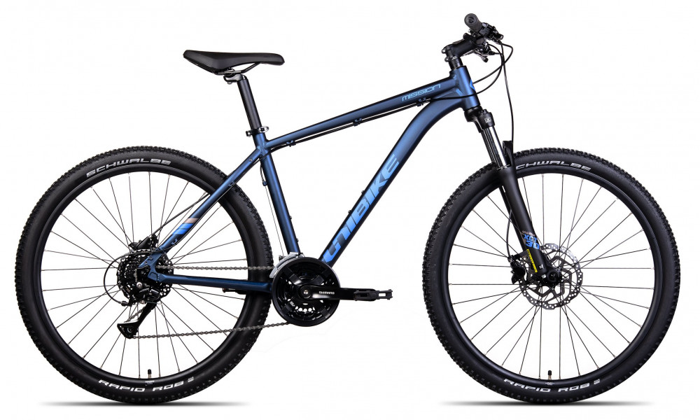 Dviratis Unibike Mission 27.5 2024 dark blue 