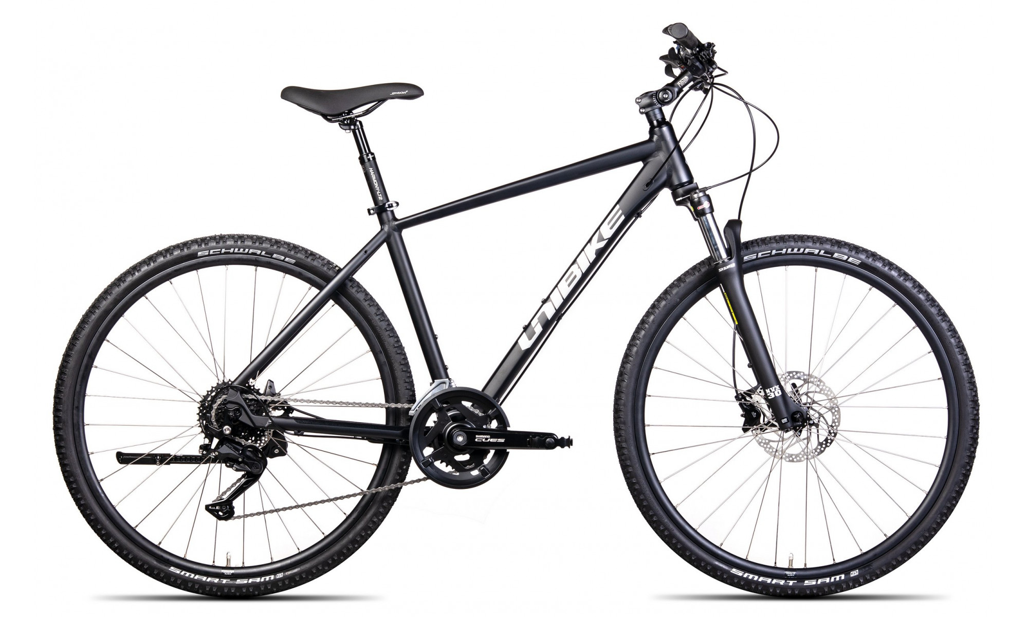 Dviratis Unibike Crossfire GTS 2024 black 