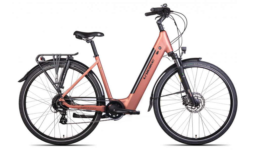 Elektrinis dviratis Unibike Optima 2024 coral 