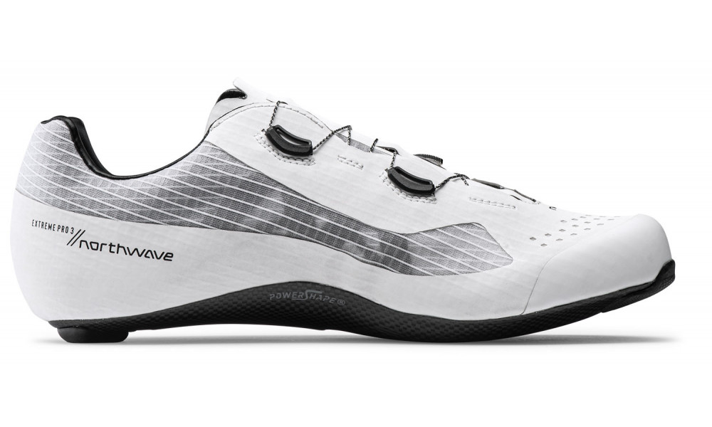 Dviratininko batai Northwave Extreme Pro 3 Road black-white - 9