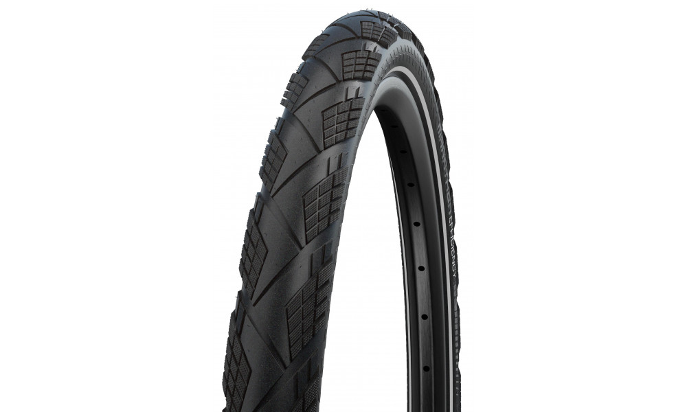 Padanga 28" Schwalbe Marathon Efficiency HS 617, Evo Fold. 40-622 / 28x1.50, 700x38C Super Race Addix Race Black-Reflex - 1