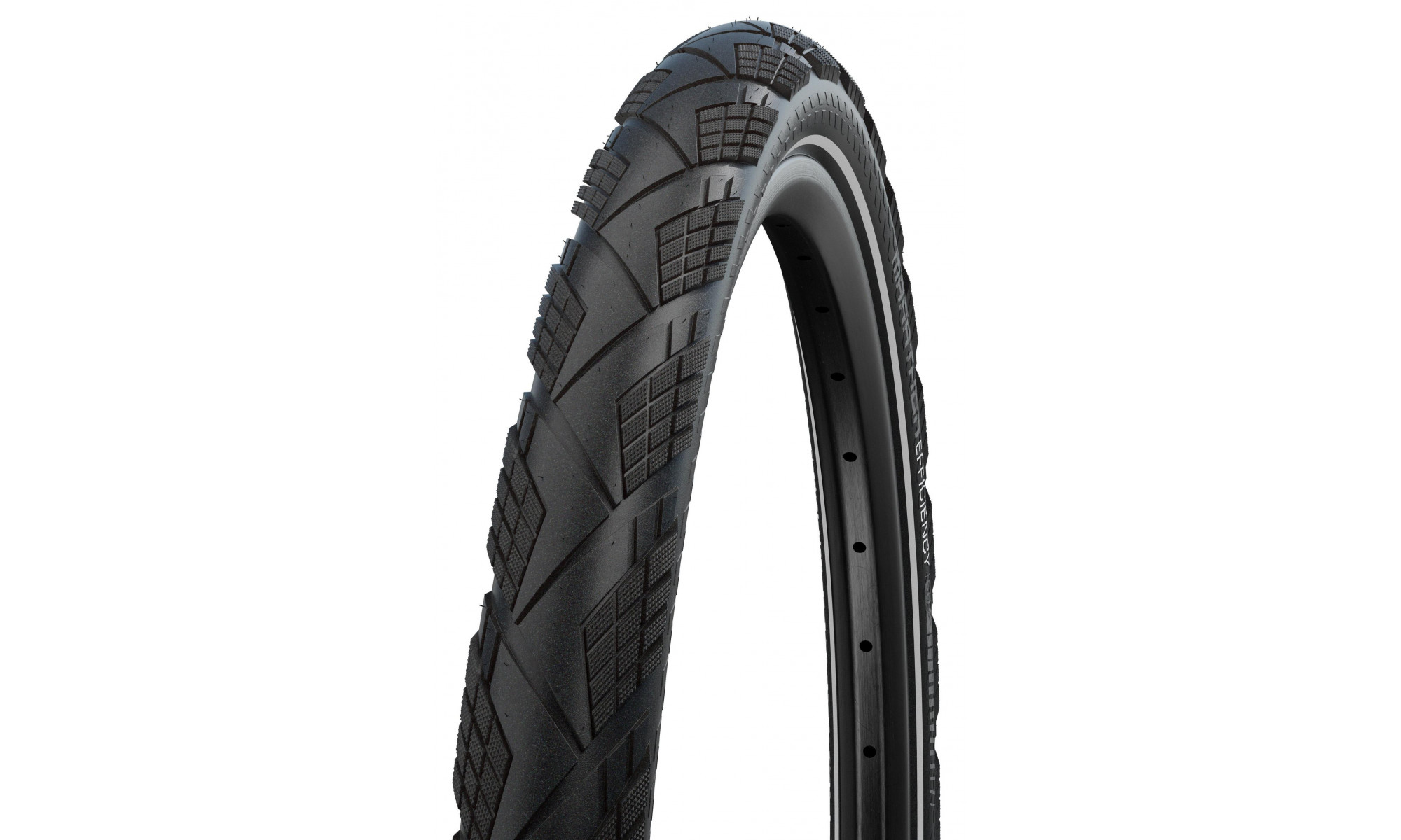 Padanga 28" Schwalbe Marathon Efficiency HS 617, Evo Fold. 50-622 / 28x2.00 Super Race Addix Race Black-Reflex - 1