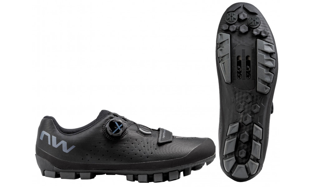 Dviratininko batai Northwave Hammer Plus MTB XC black-dark grey - 1