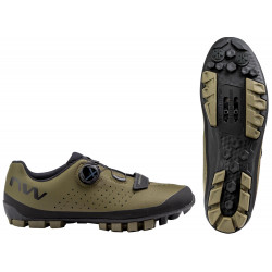 Dviratininko batai Northwave Hammer Plus MTB XC green forest-black