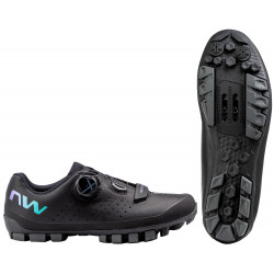 Dviratininko batai Northwave Hammer Plus WMN MTB XC black-iridescent