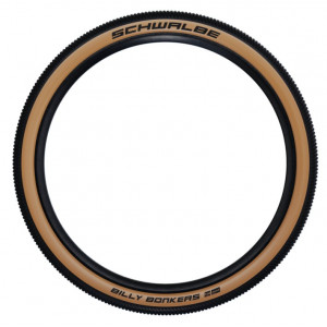 Padanga 26" Schwalbe Billy Bonkers HS 600, Active Wired 54-559 / 26x2.10 Bronze-Skin