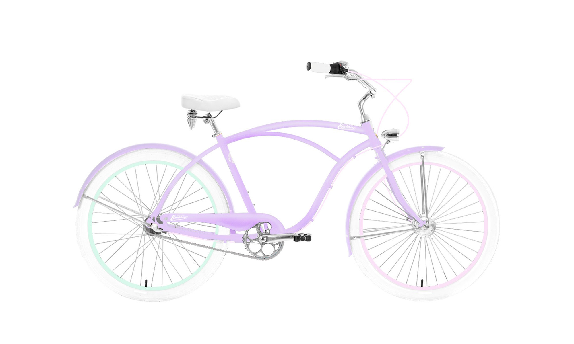 Dviratis Embassy Jules ALU 26" 3-speed 2024 pastel violet 