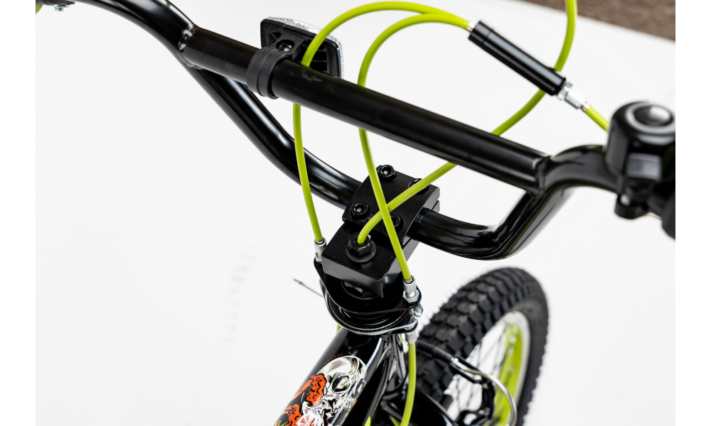 Dviratis Karbon BMX 20 black-lime - 4