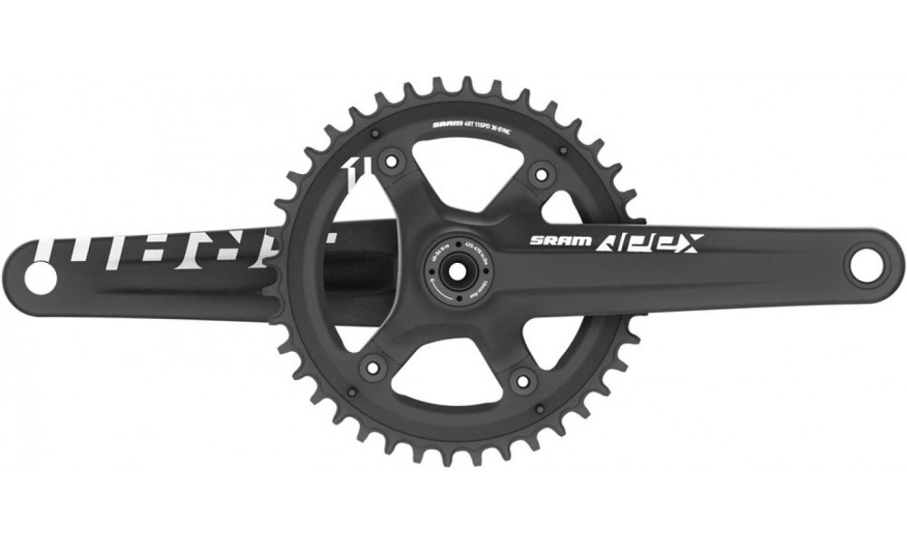 Priekinis žvaigždžių blokas SRAM Apex 1 GXP 42T 