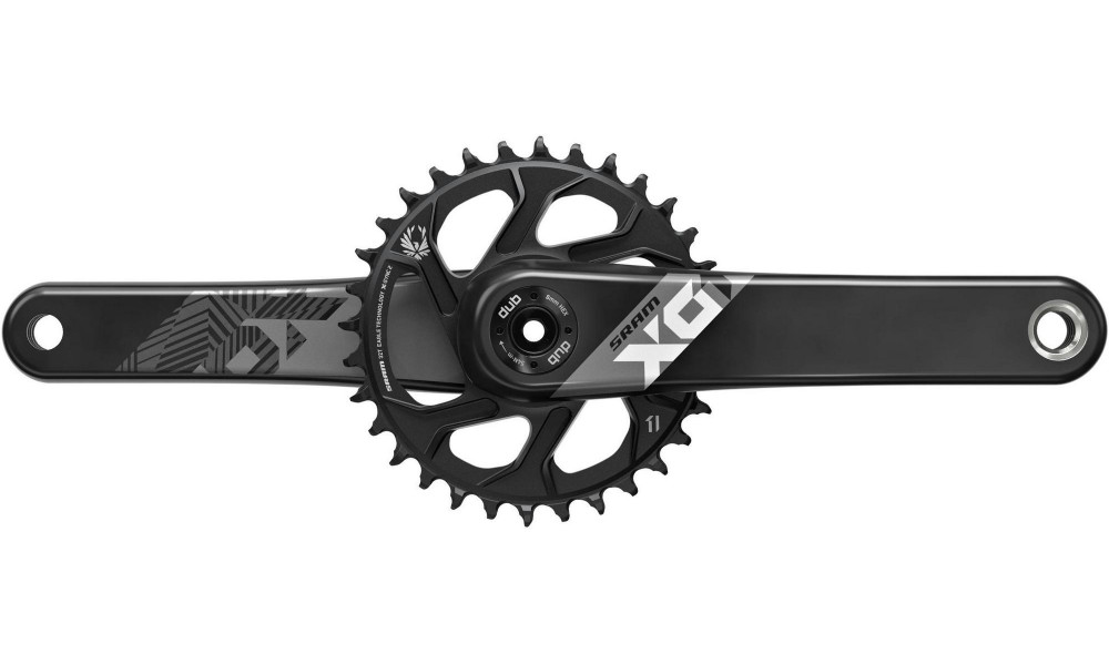 Priekinis žvaigždžių blokas SRAM X01 Eagle Fat Bike 4" DUB 1x12-speed 30T 