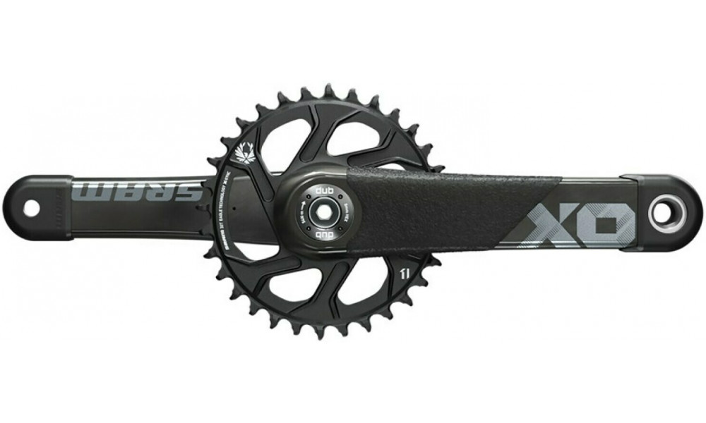 Priekinis žvaigždžių blokas SRAM X01 All Downhill DUB 34T black 