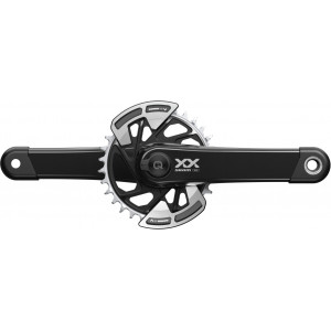 Priekinis žvaigždžių blokas su galios matuokliu SRAM XX Eagle Q174 Direct T-Type DUB MTB Wide 175mm 32T