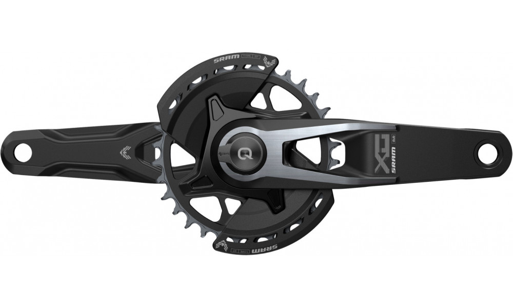 Priekinis žvaigždžių blokas su galios matuokliu SRAM X0 Eagle Q174 T-Type DUB MTB Wide 32T 