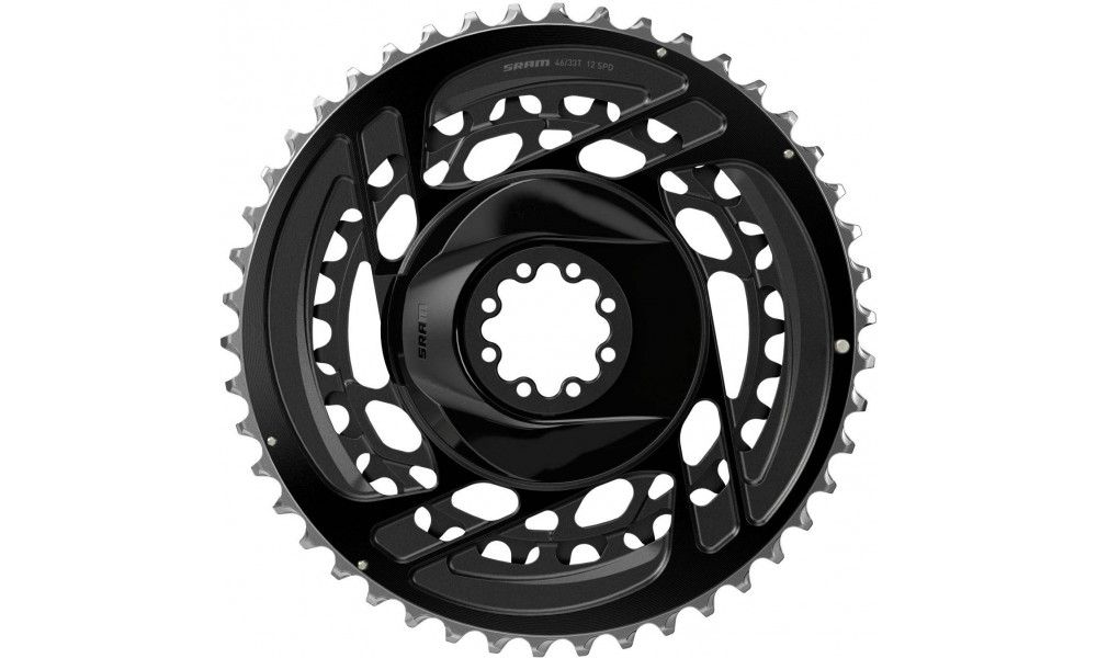 Priekinių dantračių komplektas SRAM Road Force D2 Direct-Mount 12-speed 46-33T black 