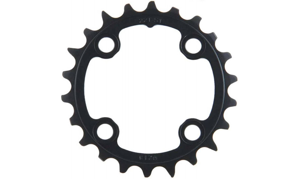 Priekinis dantratis SRAM MTB 80mm alu 2x10-speed 26T black 