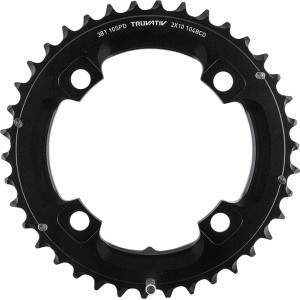 Priekinis dantratis SRAM MTB 104mm alu 2x10-speed with pin 38T black