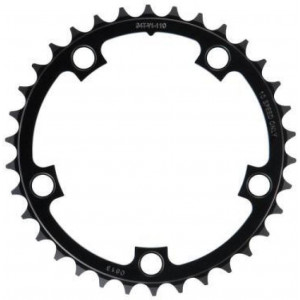 Priekinis dantratis SRAM Road PowerGlide 110mm alu 2x10-speed 34T black