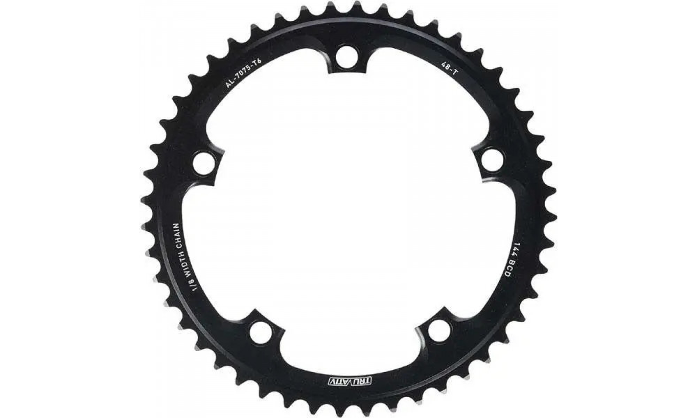 Priekinis dantratis SRAM Road Track 144mm alu 1-speed 48T black 