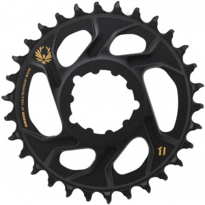 Priekinis dantratis SRAM MTB Eagle X-Sync2 Direct Mount alu 11-speed 6mm offset 30T gold