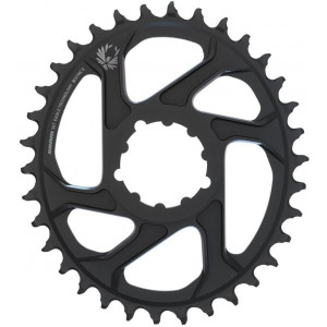 Priekinis dantratis SRAM Eagle X-Sync2 Direct Mount alu Oval 6mm offset 34T black