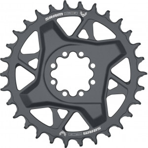 Priekinis dantratis SRAM GX Eagle T-Type D1 Direct Mount 3mm offset 30T grey