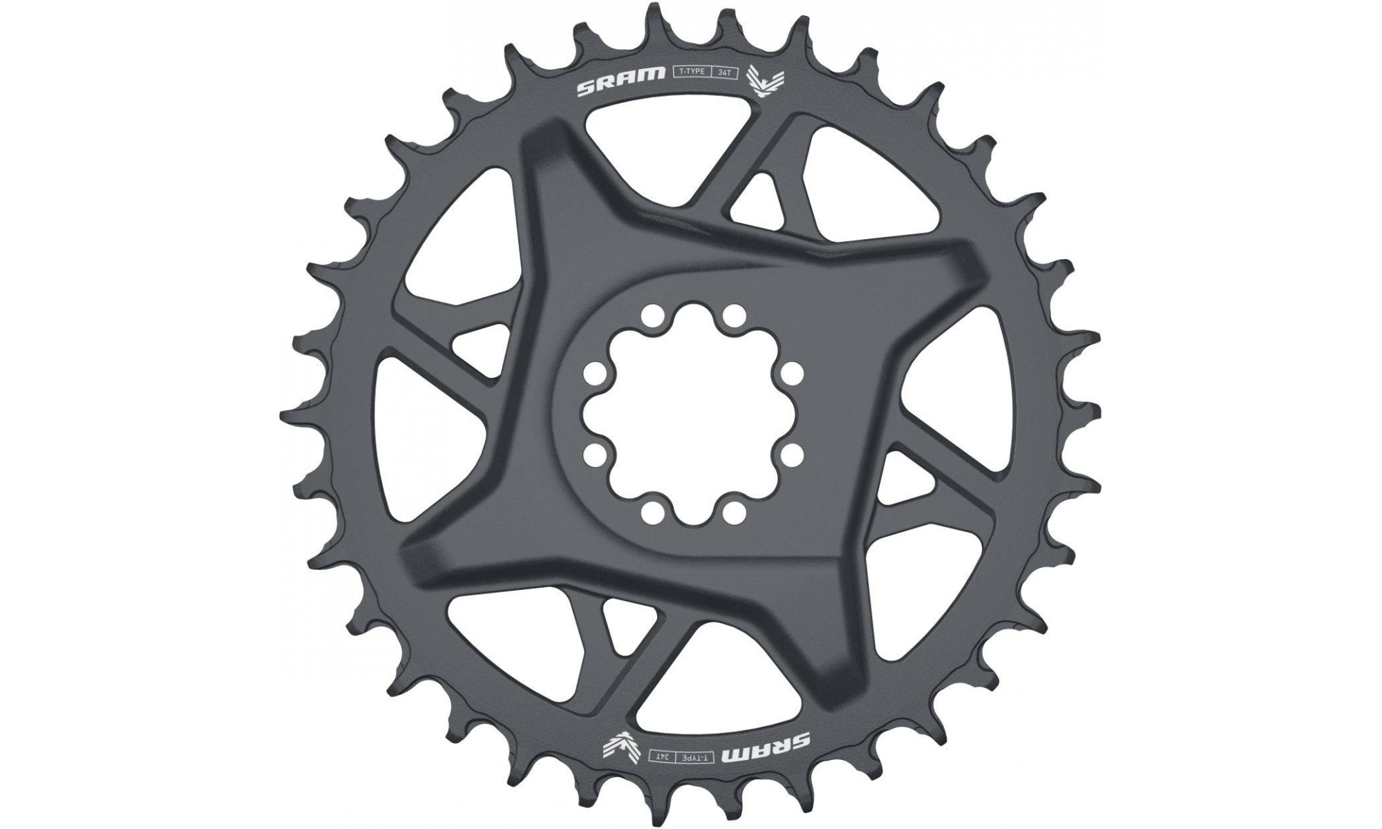 Priekinis dantratis SRAM GX Eagle T-Type D1 Direct Mount 3mm offset 34T grey 