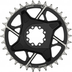 Priekinis dantratis SRAM X0 Eagle T-Type D1 Direct Mount 3mm offset 34T black