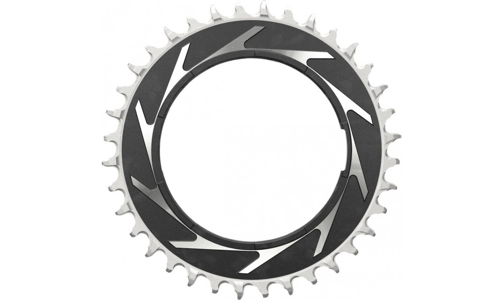 Priekinis dantratis SRAM XX SL Eagle T-Type D1 Thread Mount 3mm offset 36T black-silver 