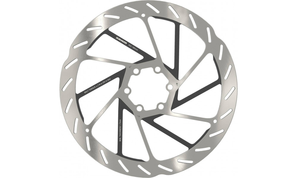 Stabdžių diskas SRAM HS2 Rounded 180mm 6-bolt 